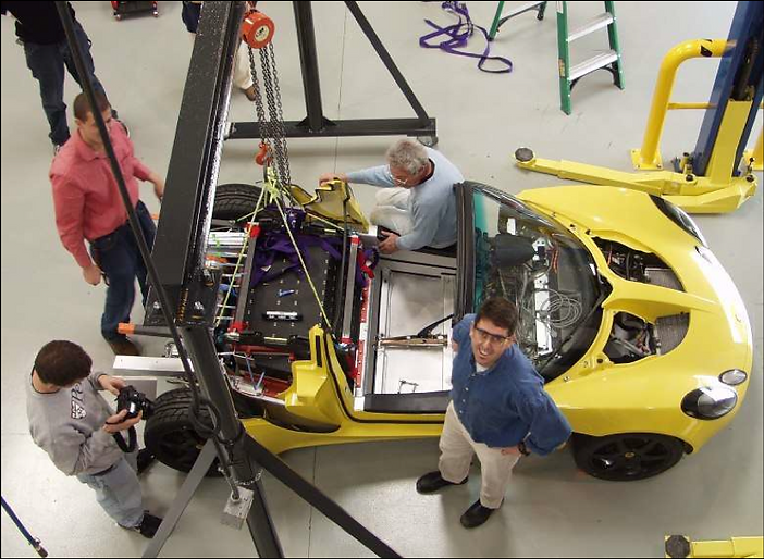 Early Tesla engineering team